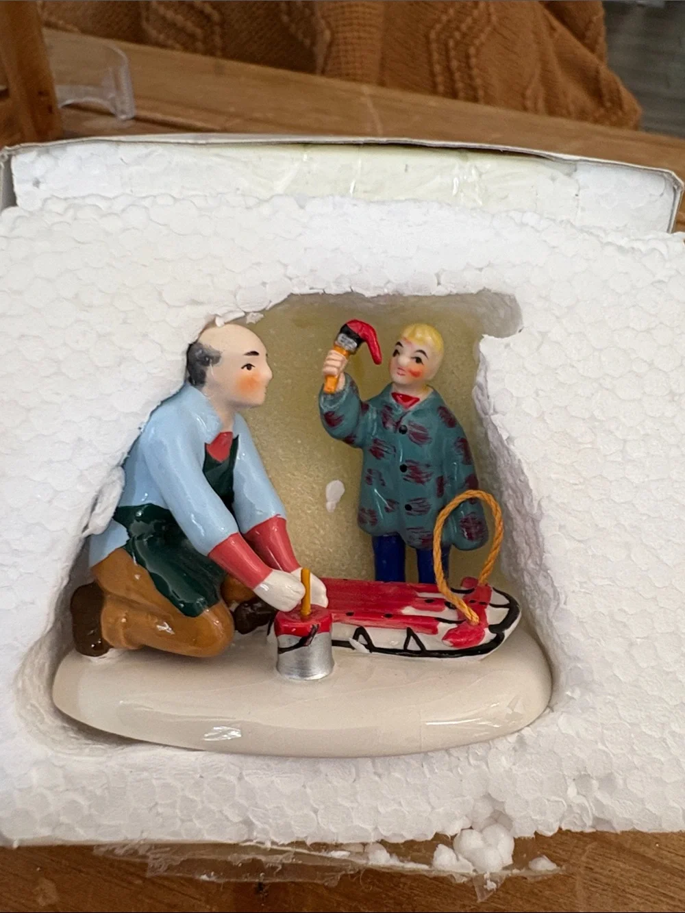 Department 56 Snow Village Grandpa's Little Helper 4025327 Collectible Figurine